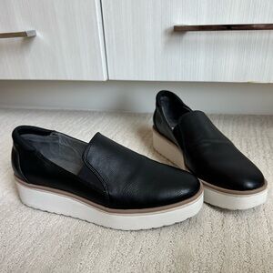 Dr scholls platform slip on shoes size 6